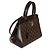 Louis Vuitton Damier Ebene Canvas Rivoli PM Marrone - vista 4