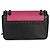 Prada Black Pink Calfskin Glace Studded Chain Flap Negro Rosa - vista 2