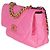 Chanel 19 Flap Bag aus rosa gestepptem Lammleder, Größe Large Pink - Ansicht 3