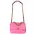 Chanel 19 Flap Bag aus rosa gestepptem Lammleder, Größe Large Pink - Ansicht 5
