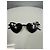 Gafas de sol Saint Laurent SL254 Loulou Heart-Shaped Negro - vista 2