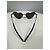 Gafas de sol Saint Laurent SL254 Loulou Heart-Shaped Negro - vista 6