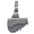 Christian Dior Gray Leather Saddle Bag