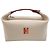 Hermès Pochette Bride-a-Brac H Pavillon GM Marrone Beige Arancione Bianco sporco