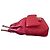 Chanel Rucksack aus gestepptem Lammleder in Rot - Ansicht 11