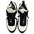 Timeless Chanel CC Logo Canvas Sneaker Weiß & Schwarz - Größe 40 Gebraucht - Ansicht 3