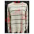 Autre Marque Basic Apparel Gestreifter Pullover aus Bio-Baumwolle Schwarz Beige  - Ansicht 3