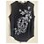 Alexander McQueen Top sin mangas estampado calavera negro - vista 6
