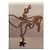 Dodo Pomellato Essentials Rose Gold Black Diamond Star Necklace Pink - view 5