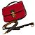 Louis Vuitton Borsa a mano in vernice rosso e tela Monogram Marrone Monogramma