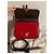Louis Vuitton Borsa a mano in vernice rosso e tela Monogram Marrone Monogramma - vista 4