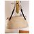 Borsa a mano in pelle Roberto Cavalli beige - vista 12