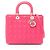 Christian Dior Lady Large Cannage Handtasche Pink