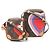 Borsa a tracolla Louis Vuitton Panam Set Game On Monogram Marrone Multicolore Monogramma