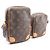 Borsa a tracolla Louis Vuitton Panam Set Game On Monogram Marrone Multicolore Monogramma - vista 2