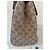 Roberta di Camerino Monogram Canvas Handtasche Braun Beige - Ansicht 13