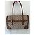 Roberta di Camerino Monogram Canvas Handtasche Braun Beige - Ansicht 2