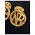 Gemelli Nina Ricci Monogramma Dorati D'oro - vista 2