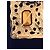 Broche Rectangular Guy Laroche Dorado con Cristal - vista 5
