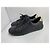 Dolce & Gabbana Sneakers in pelle nera con dettagli dorati Nero D'oro - vista 2