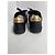Dolce & Gabbana Sneakers in pelle nera con dettagli dorati Nero D'oro - vista 5