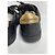Dolce & Gabbana Sneakers in pelle nera con dettagli dorati Nero D'oro - vista 7