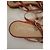 Chanel Lackleder Sandalen Orange - Ansicht 6