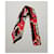 Twilly Louis Vuitton Monogram in seta Nero Bianco Rosso D'oro Grigio  - vista 5