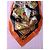 Salvatore Ferragamo Foulard in Seta Stampa Floreale e Figure - vista 5