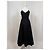 Autre Marque Vestido midi de popeline preto - vista 2
