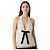 For Love & Lemons Top Pearly bow halter blanc Crudo