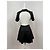 Bimba & Lola Kurzes schwarzes Lederkleid Negin - Ansicht 5