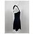 Autre Marque Abito corto blu scuro con schiena scoperta Blu navy - vista 4