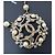 Collana Chanel B19 in resina acquamarina e perle usata - vista 4