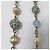 Collana Chanel B19 in resina acquamarina e perle usata - vista 8