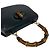 GUCCI Vintage Bamboo Leder Handtasche Marineblau - Ansicht 4