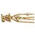 Collana in metallo dorato Louis Vuitton D'oro - vista 3