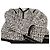 Completo giacca e gonna Sandro in tweed bianco e nero