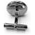 Hermès Hermes Silver 925 Cufflinks Silvery  - view 3