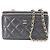 Borsa a tracolla vanity in pelle caviar nera Chanel Nero