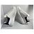 Sneaker Oversized Alexander McQueen Bianco Navy Camoscio Blu scuro - vista 10
