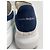 Sneaker Oversized Alexander McQueen Bianco Navy Camoscio Blu scuro - vista 9