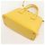 Mini borsa Prada in pelle Saffiano gialla Giallo - vista 2