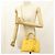 Mini borsa Prada in pelle Saffiano gialla Giallo - vista 9