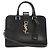 Borsa in pelle di vitello nera Saint Laurent Nero
