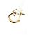 Orecchini Trinity Cartier D'oro - vista 2