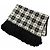 Gucci Interlocking G Check Pattern Fransenstola Schwarz Roh