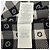 Gucci Interlocking G Check Pattern Fransenstola Schwarz Roh - Ansicht 8