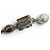 Bracciale a catena Louis Vuitton Pearl Fusion con logo LV Argento Bianco - vista 6