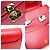 Borsa a tracolla Louis Vuitton Orsay MM in pelle di vitello Rosso - vista 6